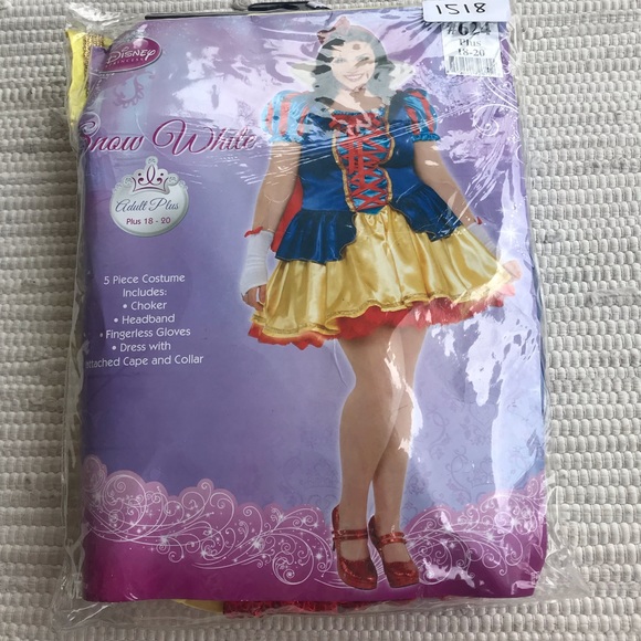 Adult Snow White Costume Med - Picture 4 of 7